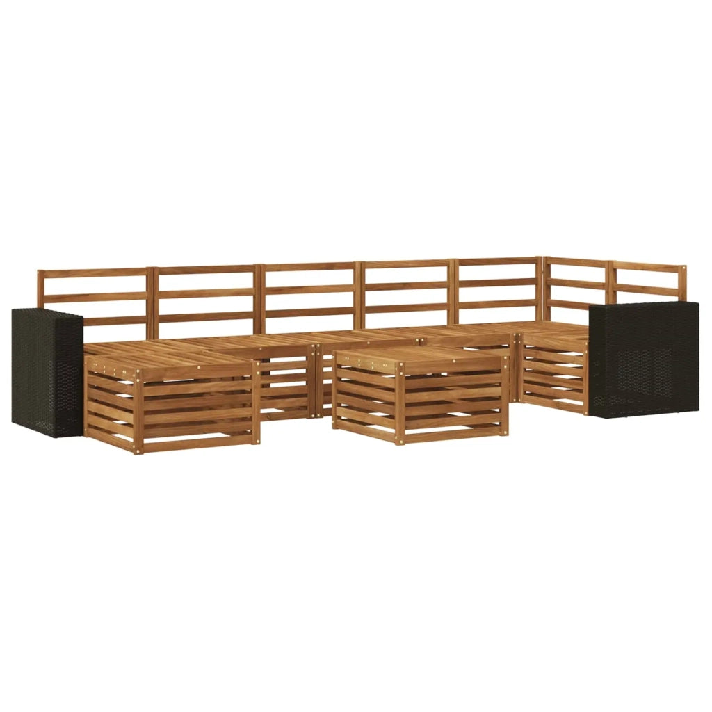 Set di divani da esterno 8 pcs Naturale 3384660