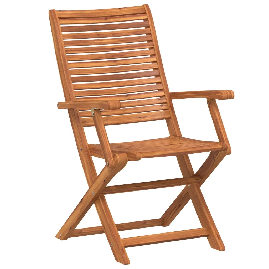 Sedie Giardino Pieghevoli 8 pz 57x66x95cm Legno Massello Acacia 3214476