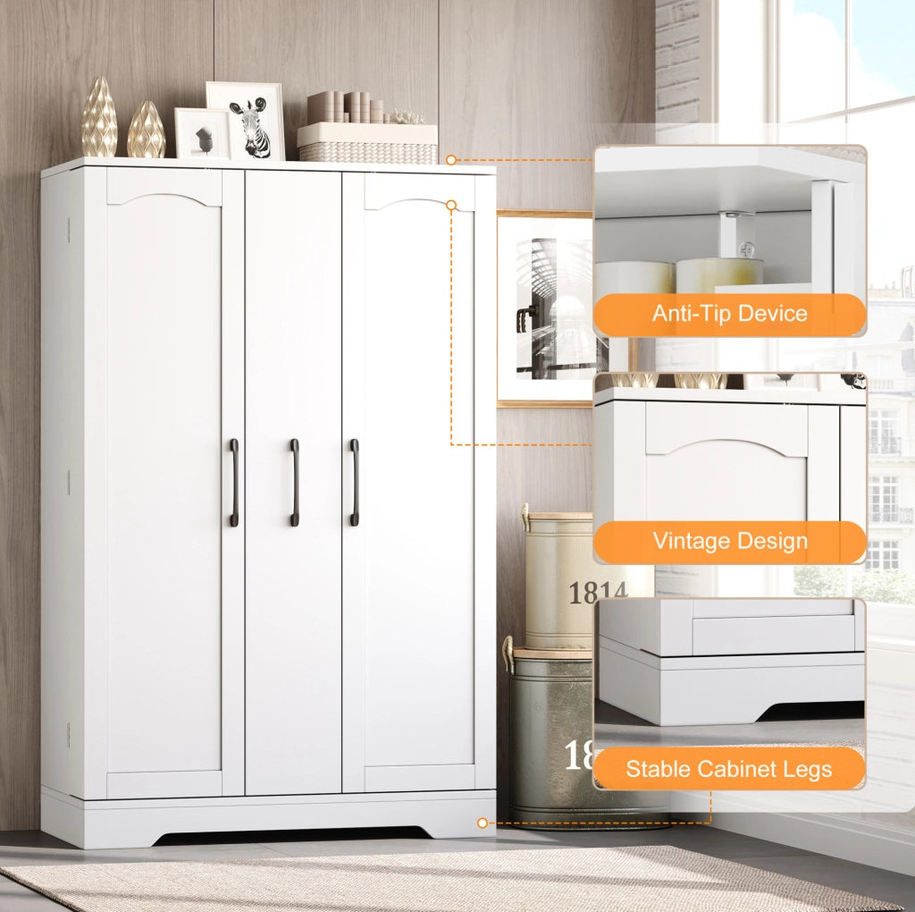 Armadio da cucina con porta spezie e cassetto verticale; 120 x 78 x 35 cm; MDF bianco
