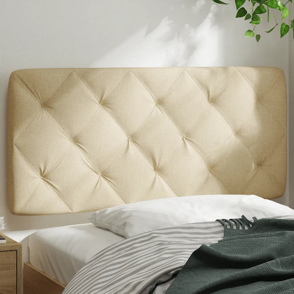 Cuscino Testiera Crema 100 cm in Tessuto 4019210