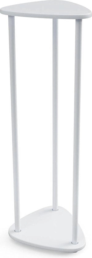 Tavolo multifunzionale adattabile fino a 75 cm di altezza - V3 - bianco - per uso interno ed esterno - resistente alle intemperie - compatibile con spazi piccoli e grandi - sistema di installazione universale - organizzatore personalizzabile
