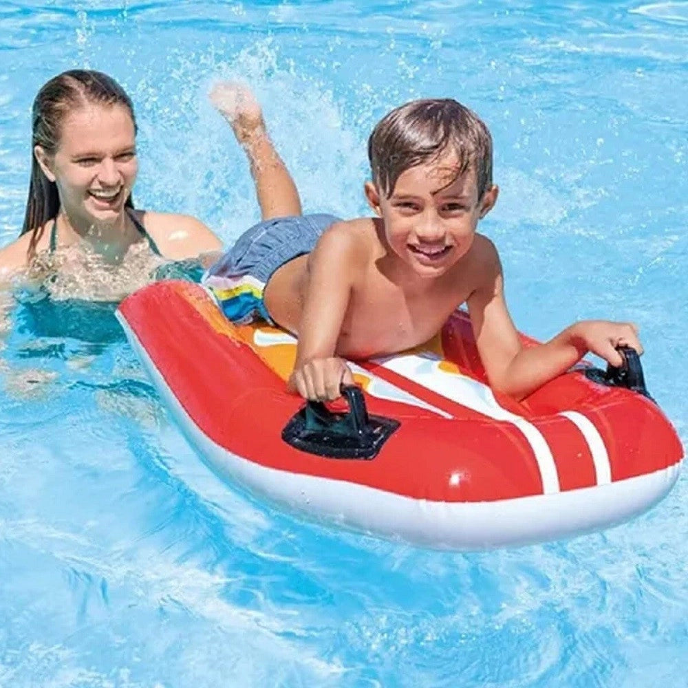 Trade Shop - Tavola Nuoto Surf Gonfiabile Con Maniglie 112x62cm Mare Fantasie Assortite 58165 -