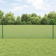 Recinto in rete saldata con 5 pali a U Verde 0.6x10 m Acciaio