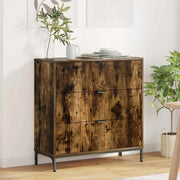 Credenza Rovere fumé 79,5 x 33 x 82 cm Legno multistrato 883439