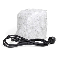 Presa multipla per esterno 4 prese cavo 5m Multipresa da giardino effetto pietra, protezione IP44