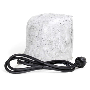 Presa multipla per esterno 4 prese cavo 5m Multipresa da giardino effetto pietra, protezione IP44