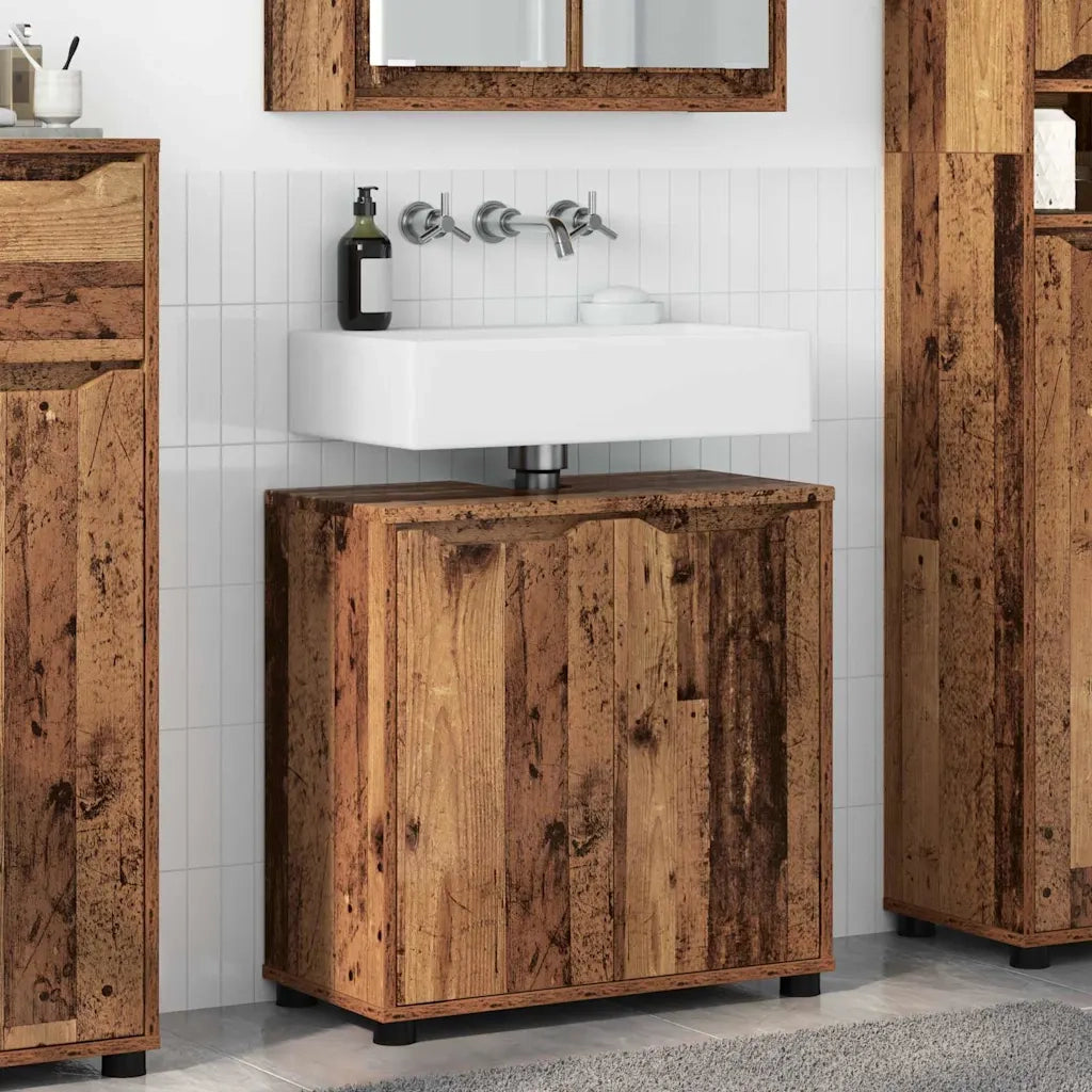 Mobile per Lavabo | Armadio Lavabo da bagno Legno vecchio 60 x 30 x 60 cm