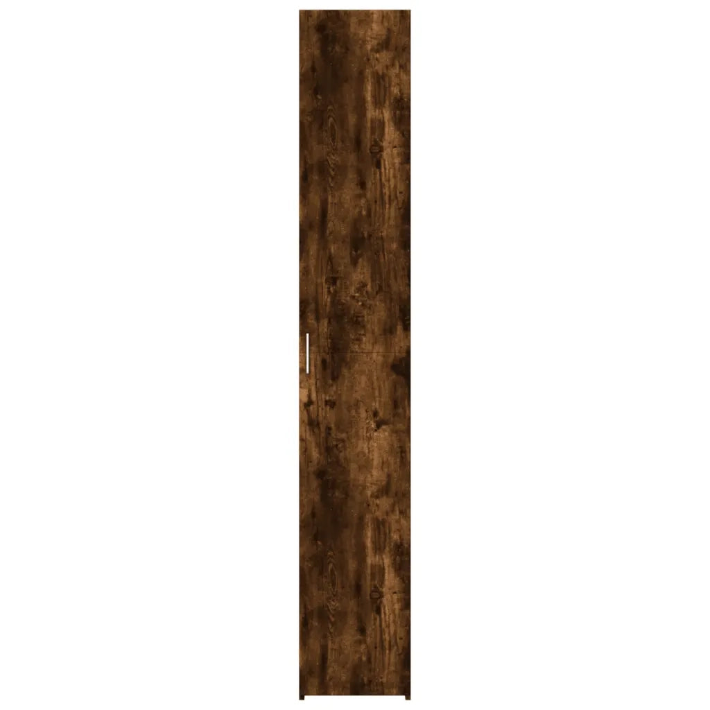 Credenza Rovere Fumo 30x42,5x185 cm in Legno Ingegnerizzato 3281396