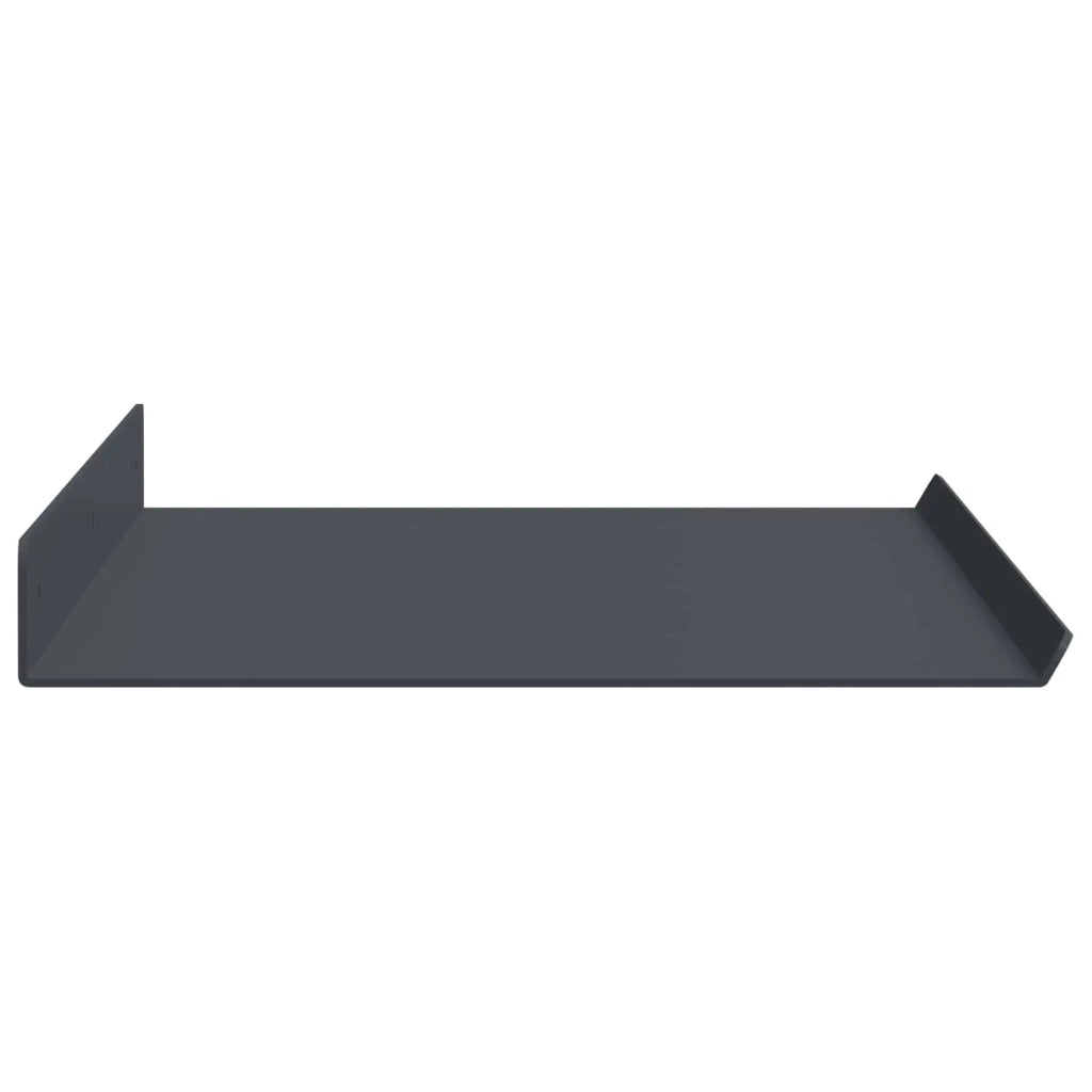 Mensola sospesa 4 pcs Antracite 60 x 18 x 2,5 cm Acciaio