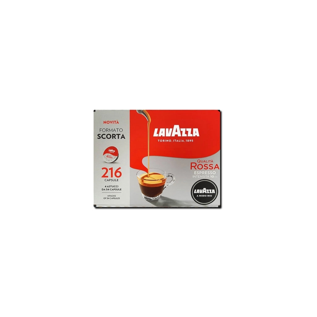 LAVAZZA CAPSULE CAFFE' QUALITA' ROSSA 216 PZ COD. 8241