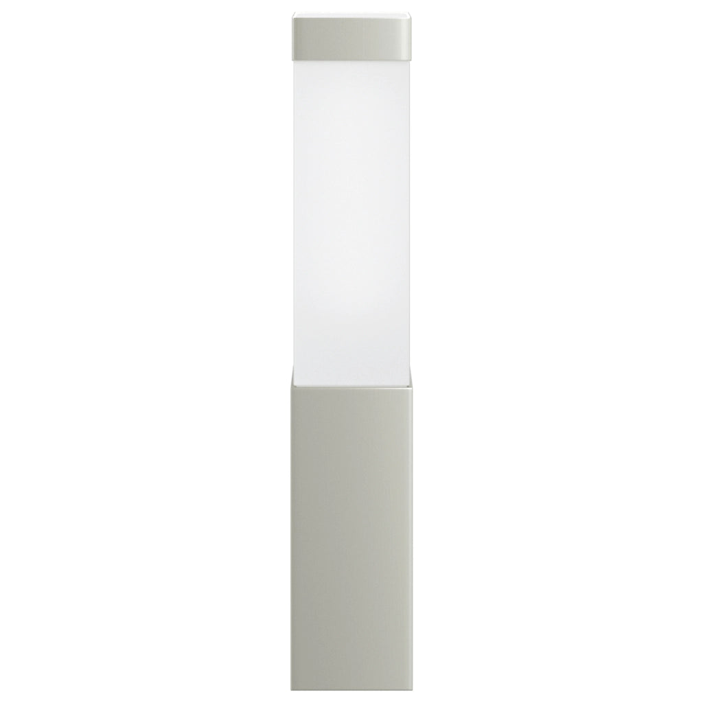 Lampade da Parete da Esterno 2 pz Argento Acciaio Inossidabile IP44