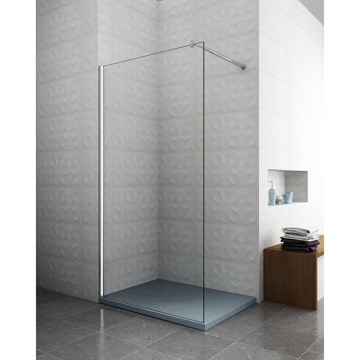 Piatto Doccia 70x170 cm Effetto Pietra Stone Grigio