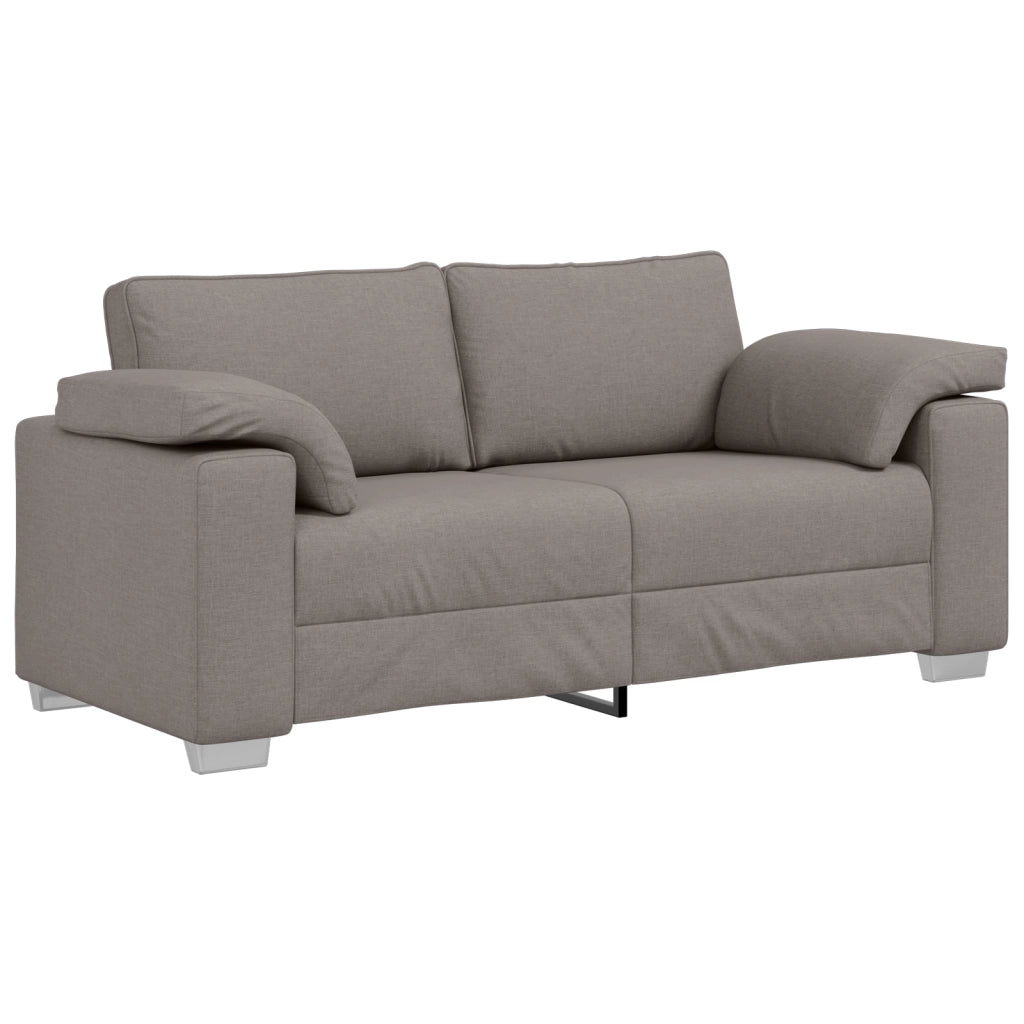 Divano Loveseat  Tortora 140 cm in Tessuto