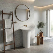 Lavabo freestanding in ceramica bianco senza foro rubinetto Sensation - Rak Ceramics