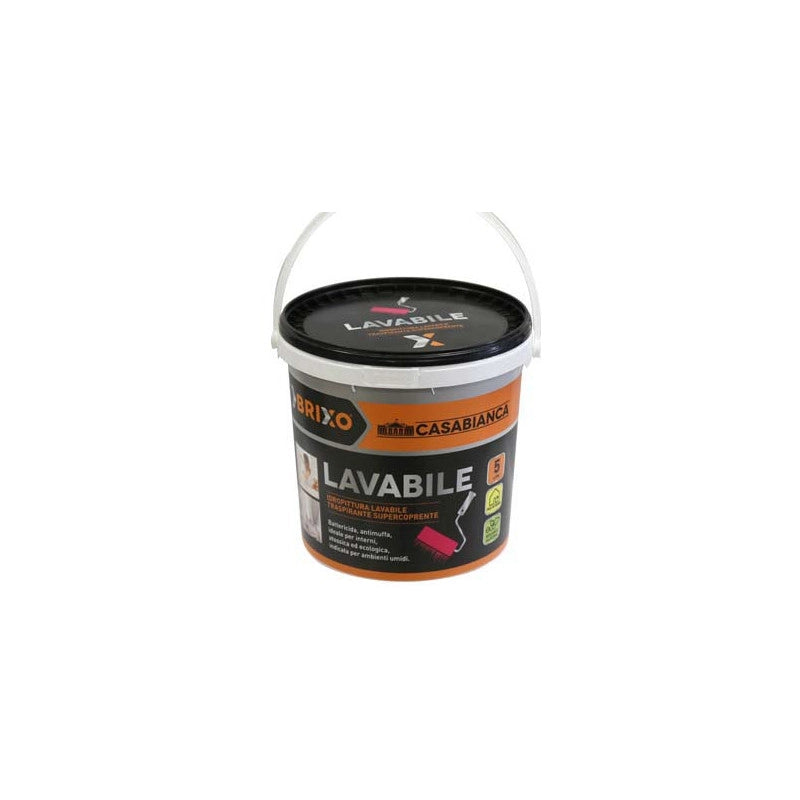 Idopittura Lavabile Brixo Casabianca 5 lt
