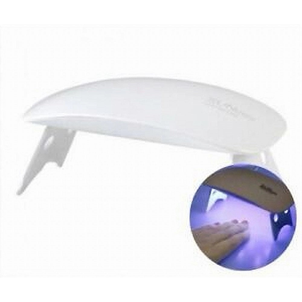 Trade Shop - Mini Lampada Uv Led Fornetto Ricostruzione Unghie Per Gel Unghie Mini Portatile -