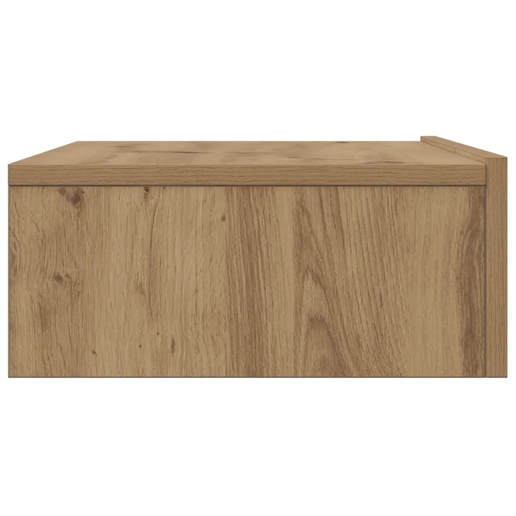 vidaXL Mobile Porta TV con Luci LED Rovere Artigianale 60x35x15,5 cm