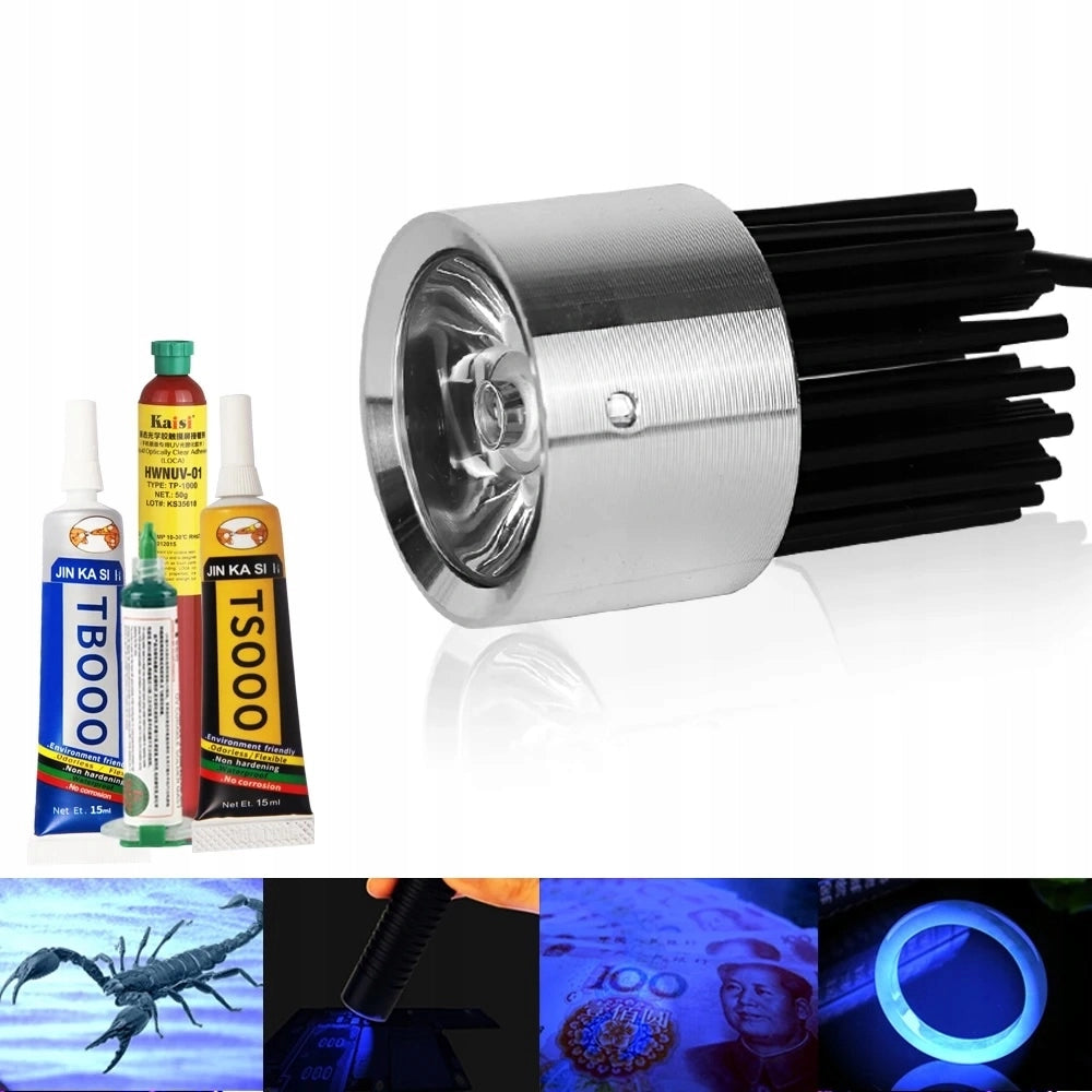 Luce UV per Indurimento Soldermask Rosfix – Alimentazione USB 5V | Cavo 180cm, LED UV Viola