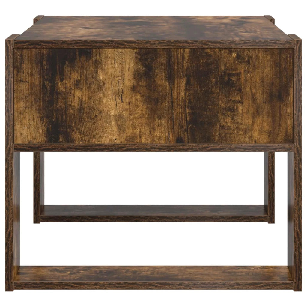 Tavolino da salotto | Tavolino da caff¨¨ | Tavolino da Soggiorno Rovere fum¨¦ 66 x 53 x 45 cm