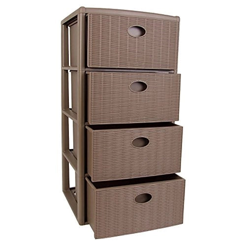 Cassettiera Tortora Stefanplast Elegance 40 x 40 x 80 cm