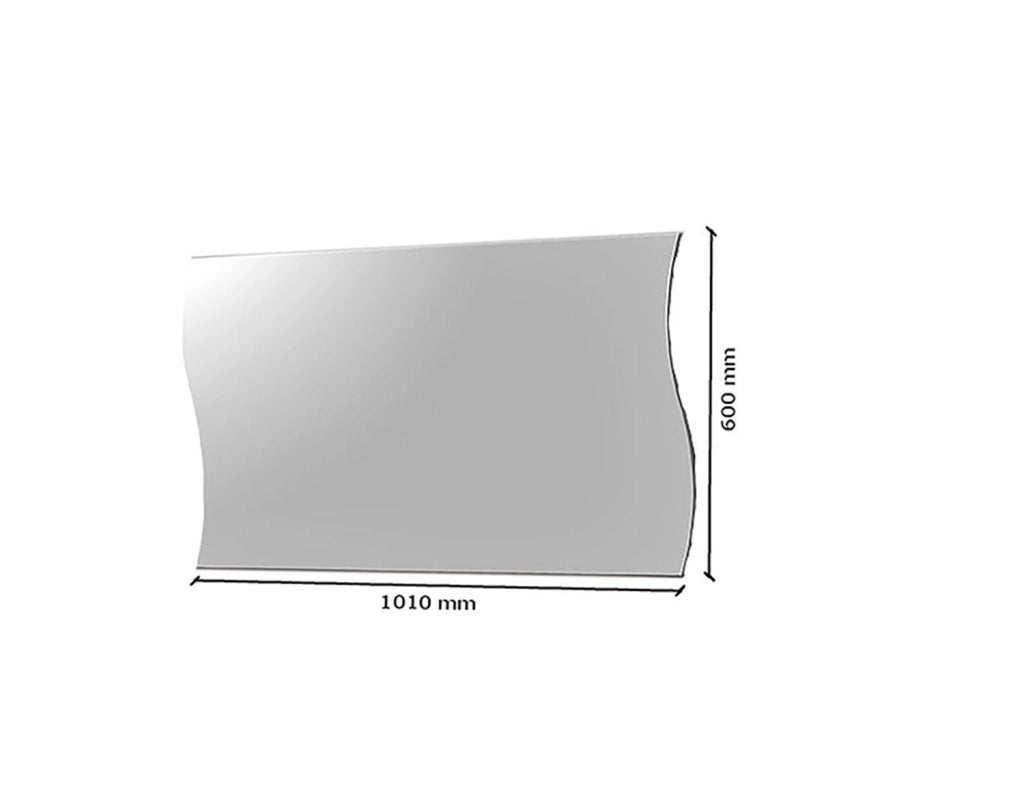 Specchio a Parete 101x2x60 cm Onda