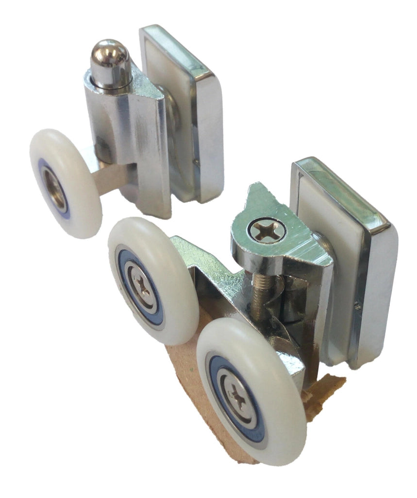 RC88 - 24x6 - Coppia Supporti in Metallo Cromato