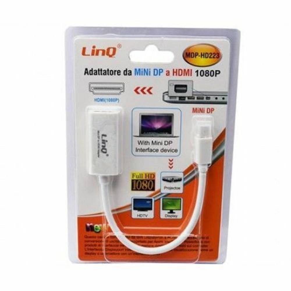 Trade Shop - Adattatore Convertitore Cavo Da Mini Displayport (mini Dp) A Hdmi 1080p Mdp-hd223 -
