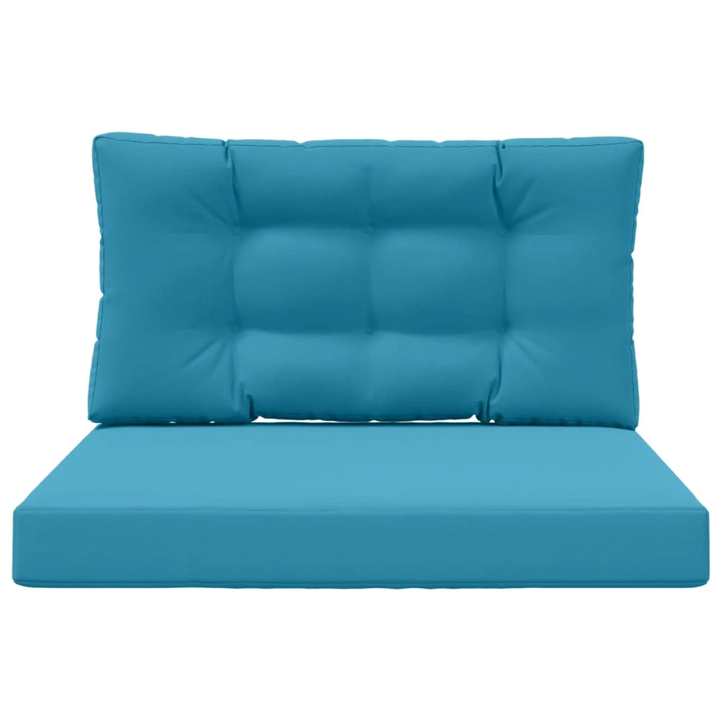 Cuscino per divano da esterno 2 pcs Blu Reale Poliestere 900856