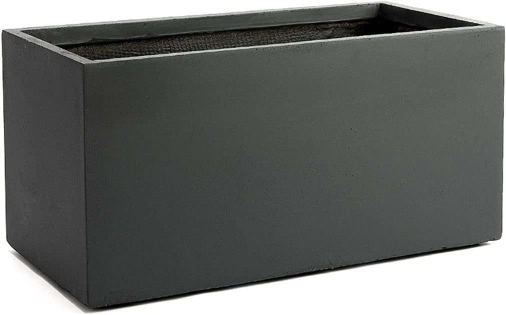 Pflanzwerk® Fioriera Vaso per fiori Portavaso Antracite 30x60x30cm *Resistente al gelo* *Protezione UV* *Europea di qualità*