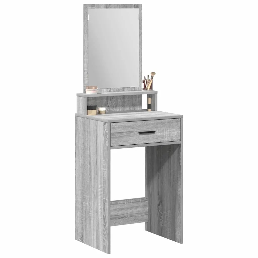 Tavolo da Trucco con cassetto Grigio Sonoma 50 x 41 x 140 cm 865132