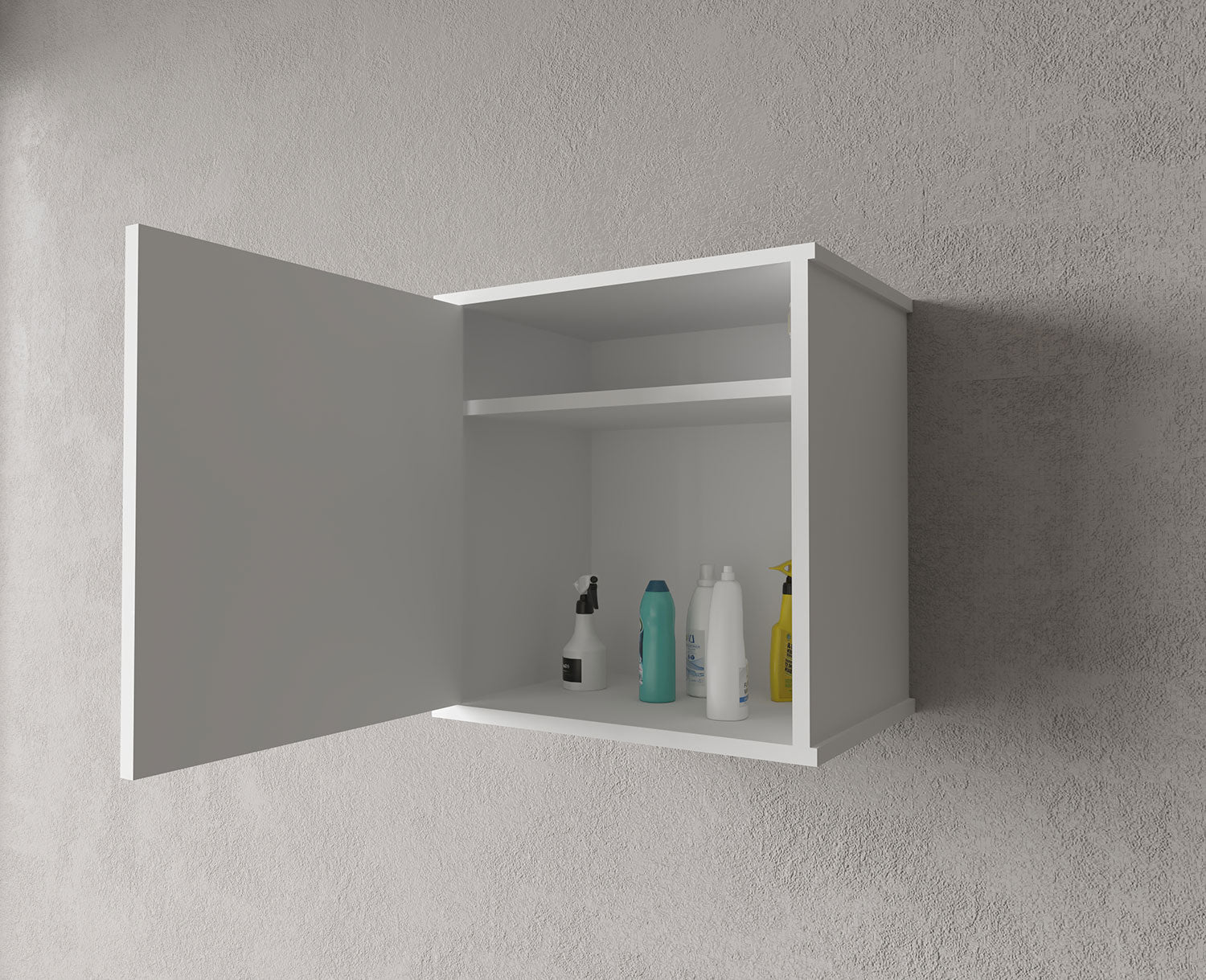 Pensile Lavanderia da Esterno 46,5x34x52,5 cm in PVC Bianco