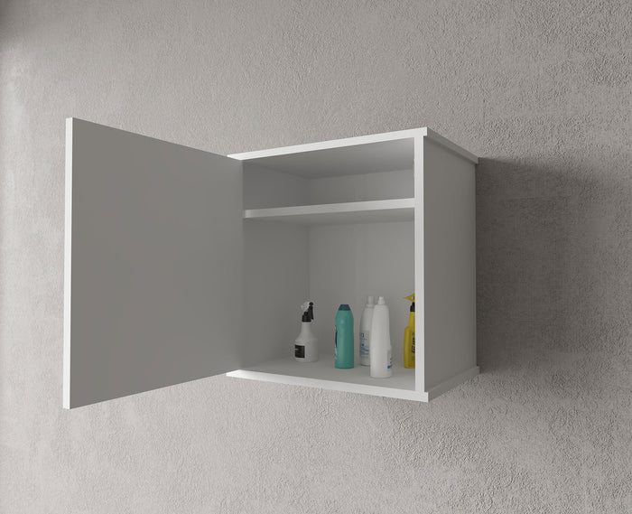 Pensile Lavanderia da Esterno 46,5x34x52,5 cm in PVC Bianco