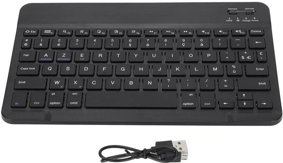 Tastiera wireless 10 pollici - morbida - impermeabile - antiscivolo - stile forbici - adatta per tablet/smartphone/laptop