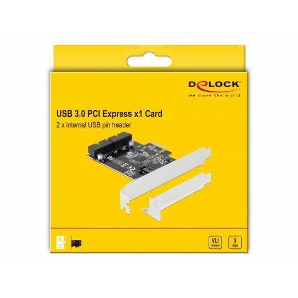 DeLOCK 90387 scheda di interfaccia e adattatore Interno USB 3.2 Gen 1 (3.1 Gen 1)