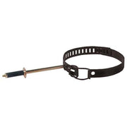 COLLARE REGGITUBO CLASSIC NERO OPACO - CM 10/15 + TASSELLO- 10 pezzi