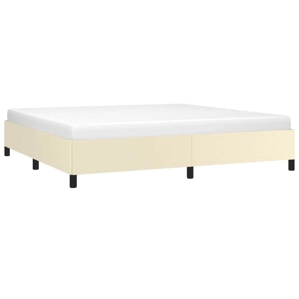 Giroletto-Struttura Letto Crema 200x200 cm in Similpelle