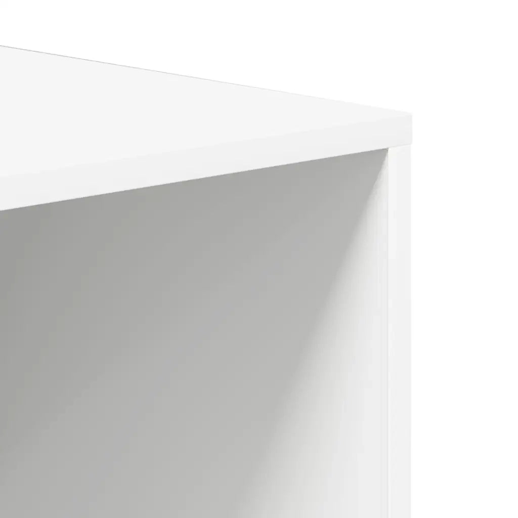 Scarpiera con Panchina Bianca 105x35x35 cm in Legno Multistrato 804463