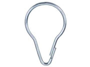 ANELLI A PRESSIONE PER TENDE IN ACCIAIO NICHELATO- - ø mm.35x58h. medi - 200 pezzi