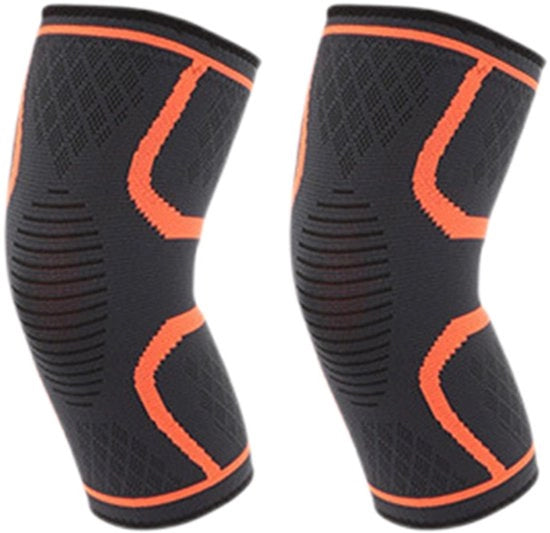 Knee Support Unisex a Compressione per Sollevamento Pesi, Fitness, Allenamento, Pallavolo e Molti Altri Sport
