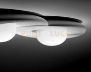 PITANE Parete/Soffitto in gesso  Con Vetro 2 Luci attacco GX53 39x33cm