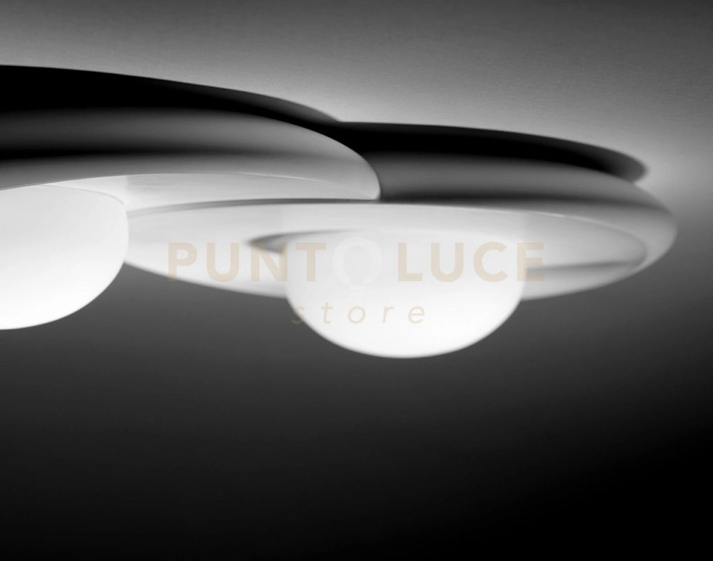 PITANE Parete/Soffitto in gesso  Con Vetro 2 Luci attacco GX53 39x33cm