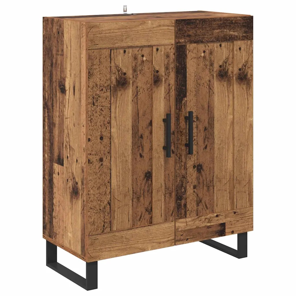 Credenza 2 pcs Legno vecchio 69,5 x 34 x 180 cm