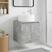 Mobile lavabo da parete Grigio Cemento 49,5 x 44,5 x 65,5 cm 890465