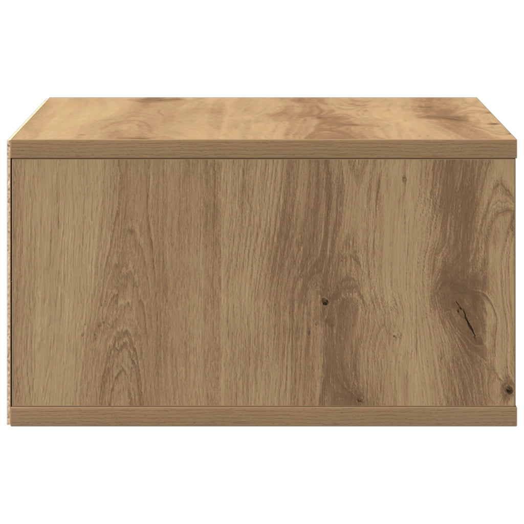 Supporto per Stampante Rovere Artigianale 49x40x22,5 cm Legno Ingegnerizzato