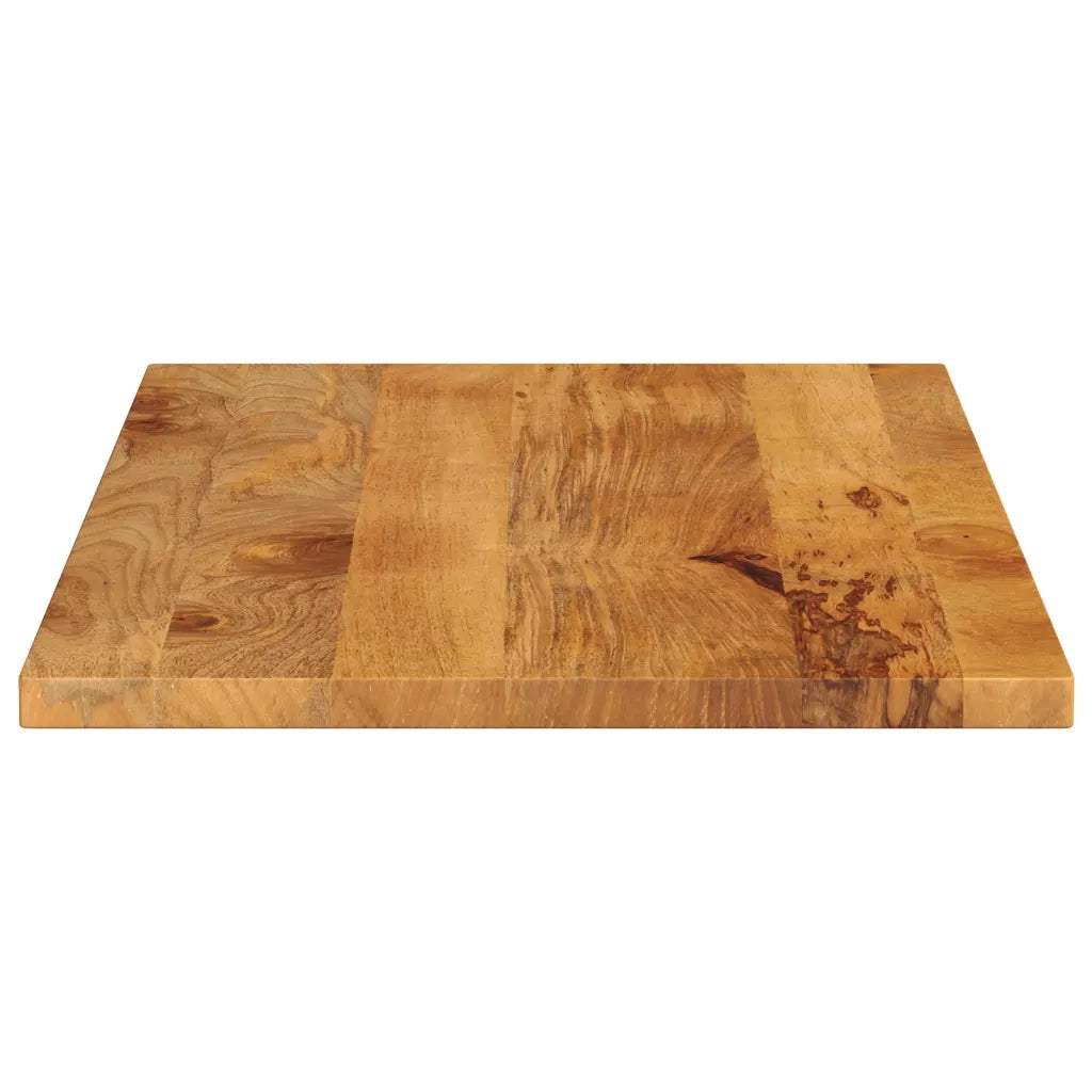 Piano per Tavolo 100x50x3,8cm Rettangolare Legno Massello Mango 371656