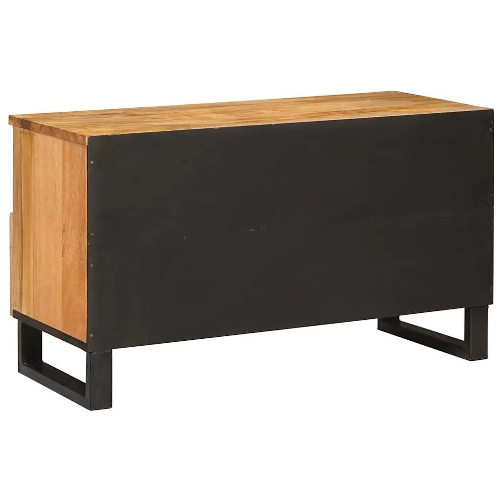 Mobile TV-Credenza per TV Marrone 80 x 33 x 46 cm Legno di mango massello 116267
