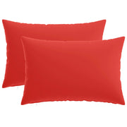 Federa 2 pcs HEERLEN Rosso 40 x 60 cm Poliestere 909303