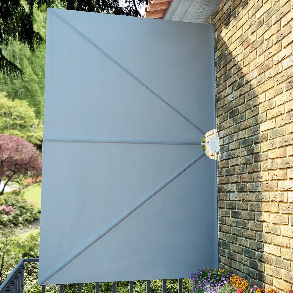 Tenda Laterale per Terrazza Pieghevole Grigio 300x200 cm 44565