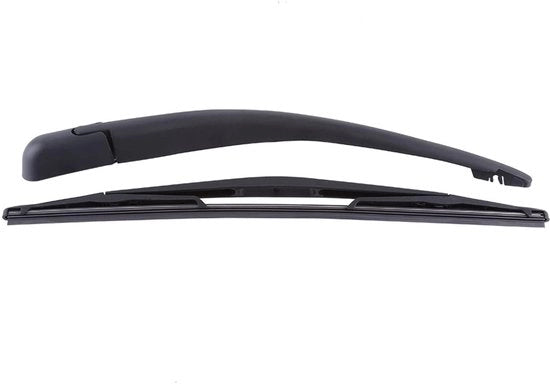 Set di Pulizia Parabrezza Incluso Braccio e Lame - Materiale Plastico - Morbido e Silenzioso - Facile da Installare - 40 cm - Duraturo - Pulitore Parabrezza
