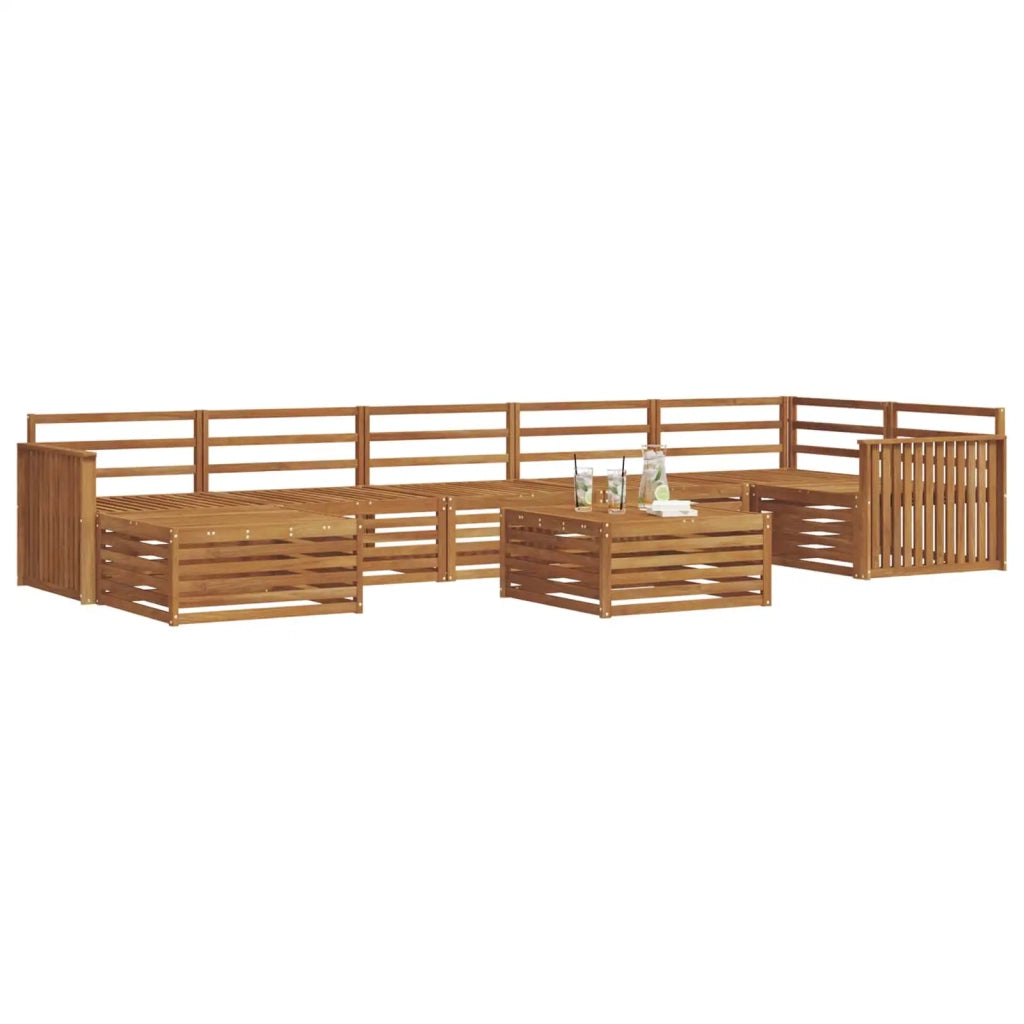 Set di divani da esterno 8 pcs Naturale 3373854